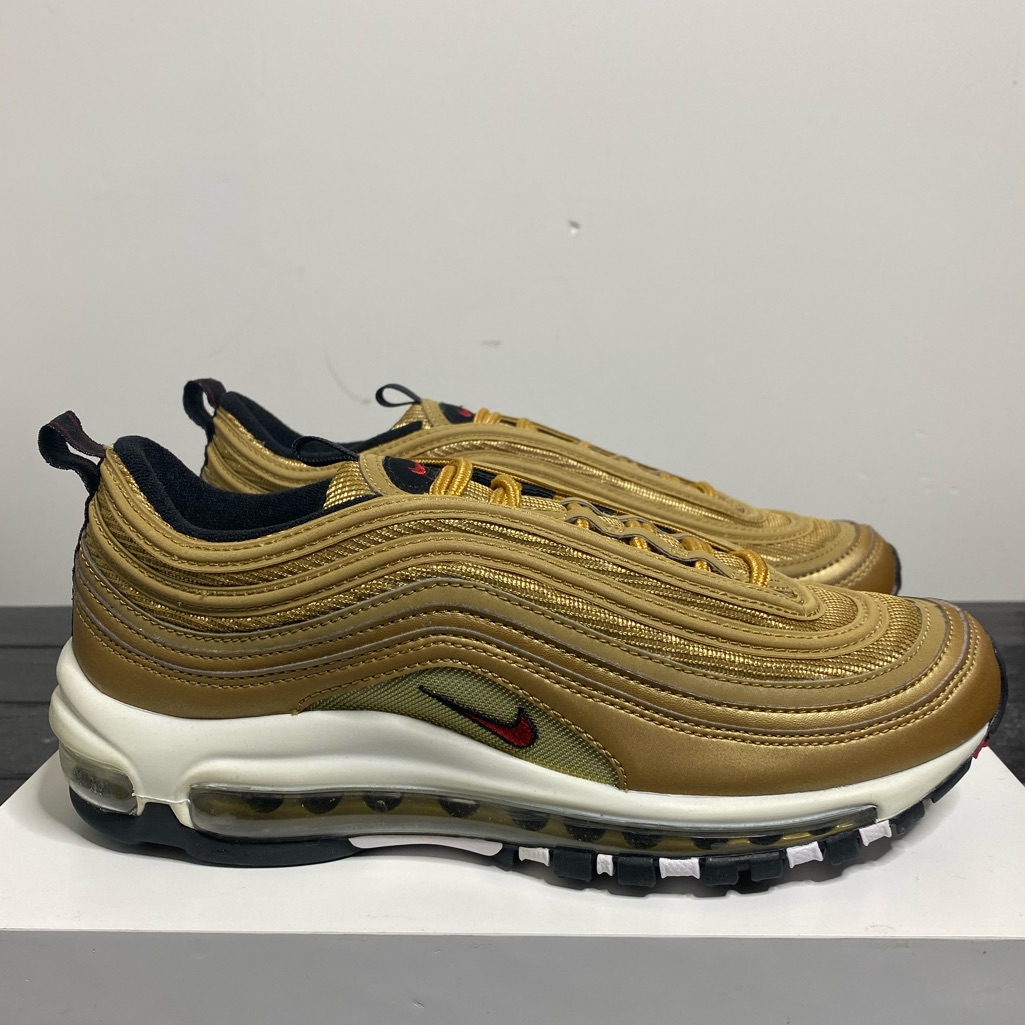Brand New Nike Air Max 97 Og Qs Metallic Gold